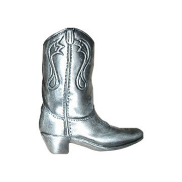 Cowboy Boot Knob, Satin, Right