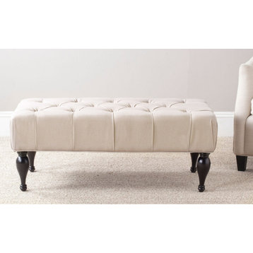 Tad Tufted Bench Taupe