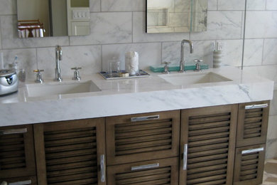Bathroom - contemporary bathroom idea in Santa Barbara