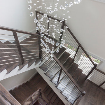 Project #50 | Geometric Staircase with Contrasting Tones