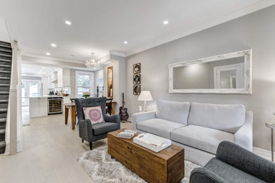 Living room - traditional living room idea in Toronto