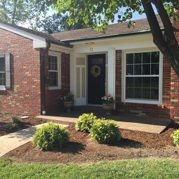 St. Louis, Missouri Exposed Aggregate Porch