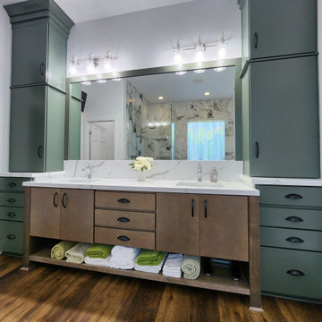 Moody and Bold Master Bath Remodel