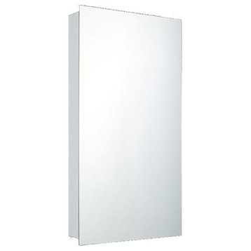 Deluxe Series Medicine Cabinet, 16"x30", Polished Edge, Surface Mount
