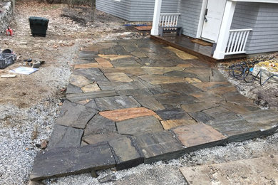Stone Walkway in Boothbay, ME