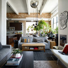 Industrial Living Room modern