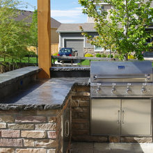 Outdoor kitchen countertops