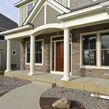 Architectural Designs Exclusive Plan 73352HS - Three Level Craftsman Beauty