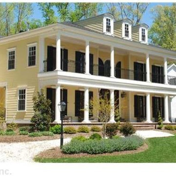 Raised Center-Hall Villa