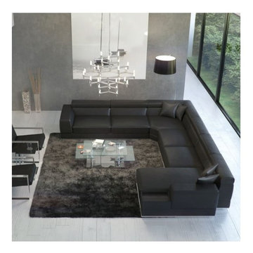 Reclining Leather Modular Sectional