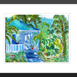 Fine Art Prints-from Oil Painting-South Seas Plantation Style - Fine Art Prints
