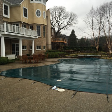 Pool Patio Exposed Aggregate Cleaning | Exposed Aggregate Sealing | Rochester Mi