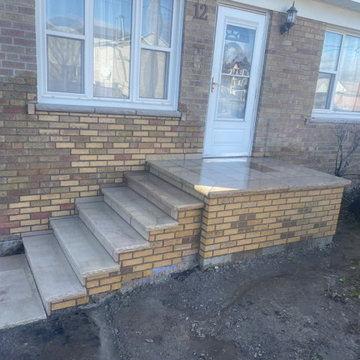 Stone / Brick Masonry Front Porch Makeover
