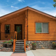 Cedar Log Cabin Stain Color Rustic Exterior Other By Ppg