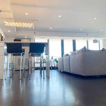 New black elegant flooring