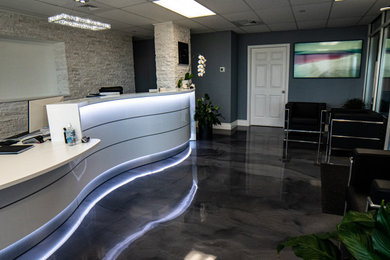 Navarre Beach Regency - Metallic Epoxy Floors - Reception & Office Spaces