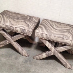 Custom X Benches - Footstools And Ottomans