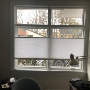 Customer Photos of Installed Pleated Blinds and Honeycomb Shades