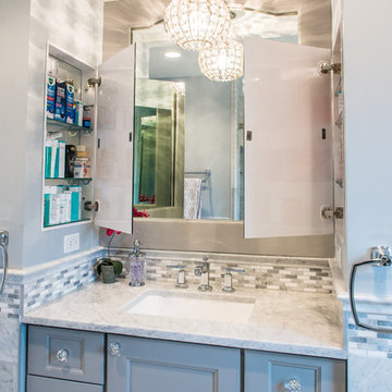 Bathroom Remodel with integrated laundry