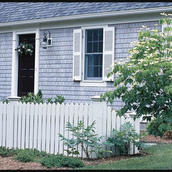 Cellular Vinyl Wolcott Picket Fence - Home Fencing And Gates