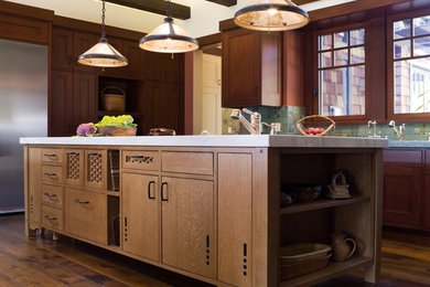 Inspiration for a craftsman kitchen remodel in San Francisco