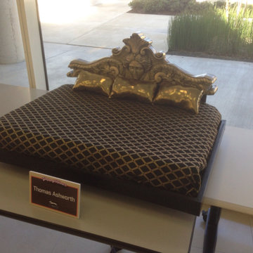 Gilded Ornamental Dog Bed
