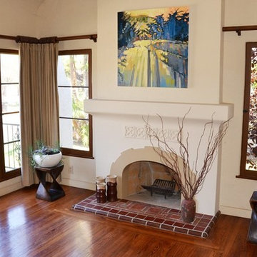 Stucco Fireplaces - San Diego