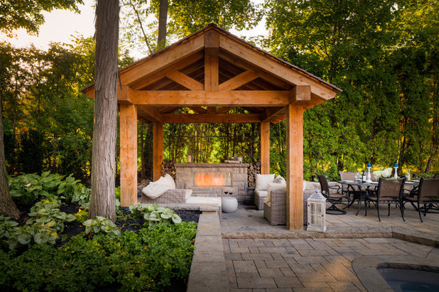 Traditional Patio by Cedar Springs Landscape Group
