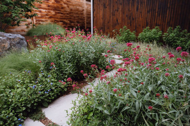 デンバーにあるコンテンポラリースタイルのおしゃれな庭の写真