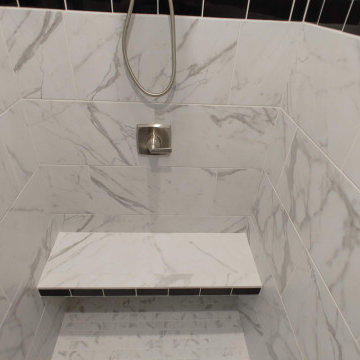 New Home Geneseo, IL Koch Cabinets Charcoal Blue Cambria Whitney 2021