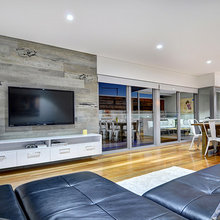 living room feature wall