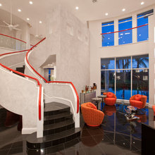 Dark Floor And Light Ceiling