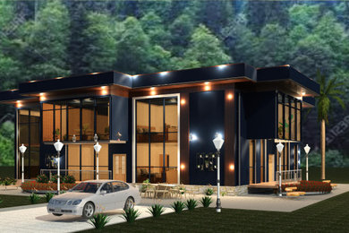 Minimalist exterior home photo in Other