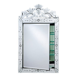 Arch Top Frameless Medicine Cabinets Contemporary Medicine