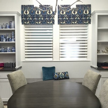 Contemporary Drapery, Valance, Duette & Pirouette with PowerView - Dallas