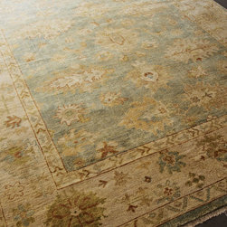 Ralph Lauren Home Langford Riverwashed Blue Rug - Rugs