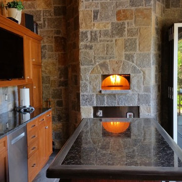 It's the Toppings on the Pizza Oven that makes Outdoor Living Taste Fabulous