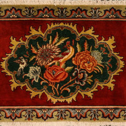 Persian Tabriz 2'1 X 2'11 - Area Rugs