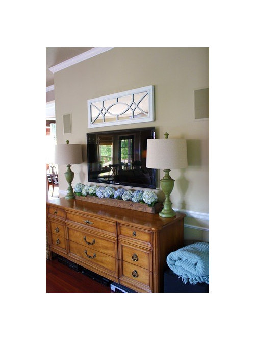 Mirror Over Tv Houzz