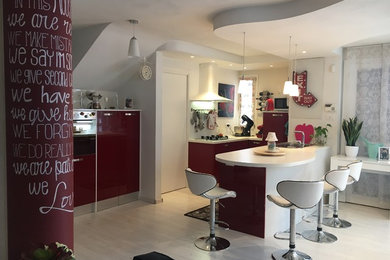 Foto di una cucina minimalista