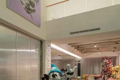 Home design - large contemporary home design idea in Other