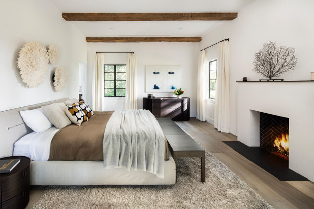 Transitional Bedroom by DD Ford Construction