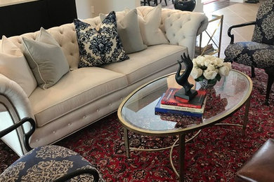 Example of a living room design in Orlando