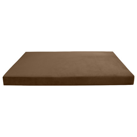 Knife Edge 8" Twin Size 75x39x8 Velvet Indoor Daybed Mattress |COVER ONLY|-AD308