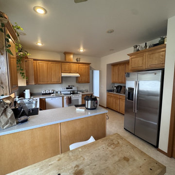 Bright White Kitchen Transformation