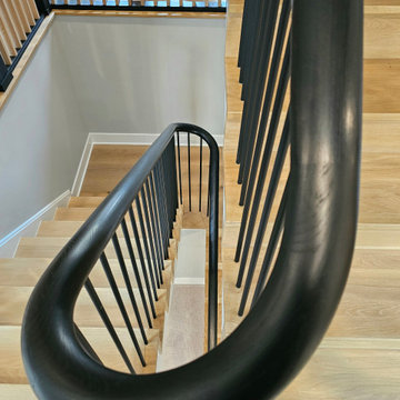 Project #115 | Staircase with Continuous Rail System Without Newels