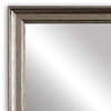 Crenshaw Framed Wall Mirror, Pewter, 28" X 24"