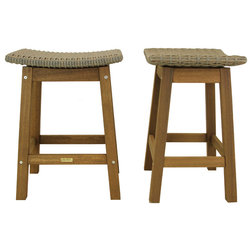 Tropical Outdoor Bar Stools And Counter Stools by Outdoor Interiors