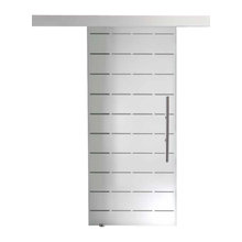 BARN DOOR, steel hardware create closet niche