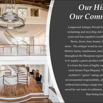 Antique wood collections to well known clients